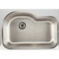 American Imaginations Kitchen Sink, Deck Mount Mount, Stainless Steel Finish AI-27715